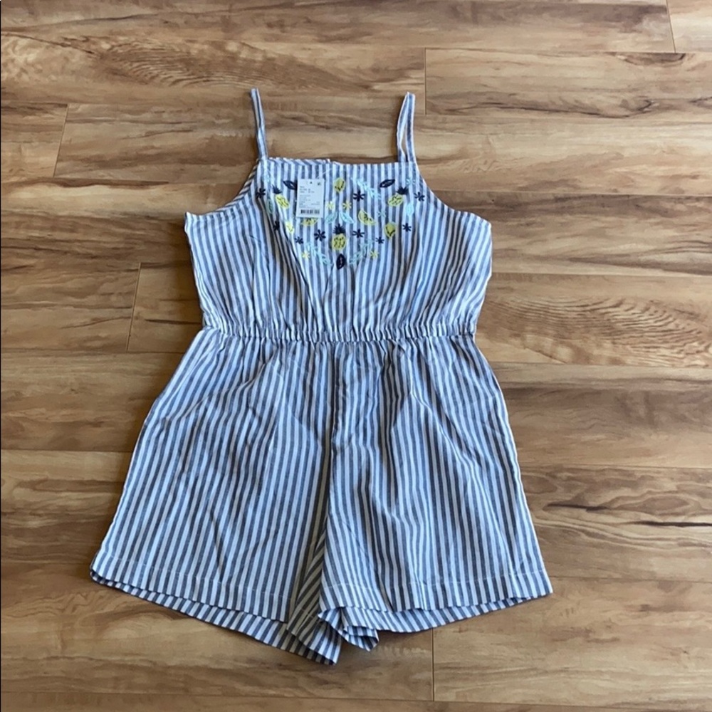 Anko blue Embroidered girl’s play suit - Picture 2 of 7